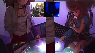 Manic Sabrina Engages in Detailed Pinball Fetish Activities With Bizarre Elements