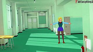 Watch android 18 and 21 get horny in dragon ball zex 2