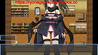 in the fallen princess setsuna game, the geisha gets fucked by men.