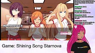 Vtuber Lewdneko Plays Shining Song Starnova Mariya Route Part 1.