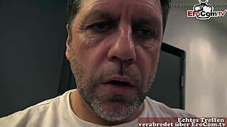 Ever watched a German teen in pantyhose and glasses film porn?