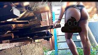 On Friend's Anniversary, I Boldly Fucked His Hot Teen In The Backyard.