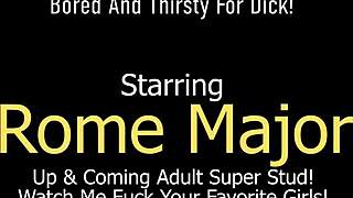 Eva Yi Rides Rome Major's Big Cock.