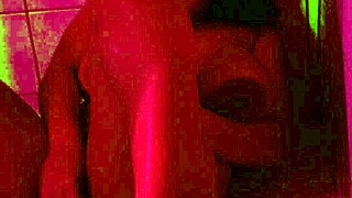 gaia monroe bathes alone in the shower