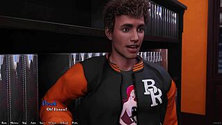 hot rich brunett asks me hard questions in game