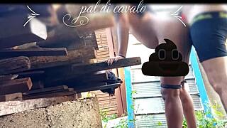 On Friend's Anniversary, I Boldly Fucked His Hot Teen In The Backyard.