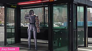 Masturbation On The Way Back Home