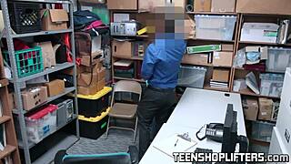 Ornella Morgan Rides Police Dick In Office