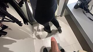 I got a blowjob in a shop changing room