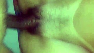 Man masturbates over his wife's big tits and pussy