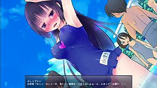 exposing the girl in this anime hentai game part 1 😈