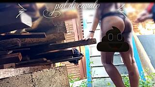 On Friend's Anniversary, I Boldly Fucked His Hot Teen In The Backyard.