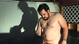 Lonely Wife in the Hottub: Sexy Tits and Blowjob