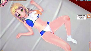 koikatsu schoolgirl visits the infirmary in this fun game scene