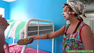 Stepdad Slams Hannah Hawthorne’s Tight Pussy Doggy Style