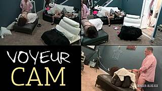 I watch amateur swingers in lingerie get pussy fucked in group sex