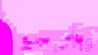 blonde hottie bangs acrobatically by outdoor pool