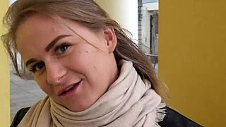 tricky agent conducts perky porn casting with jenny manson as first-timer.