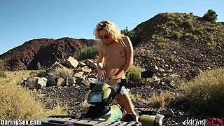 Daringsex Dares Solo Masturbation In Mountains