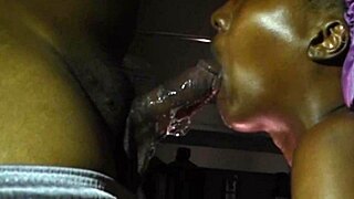 Sexy chubby girl with big natural tits spits on your big cock while sucking it wet