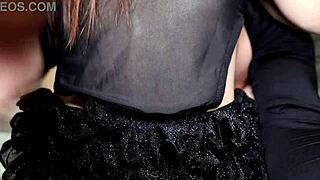 Amateur Creampie: Shaved Housewife Craves Thick Cum