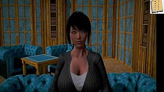 Sloan Harper og Natalie Porkman i trekant-scene