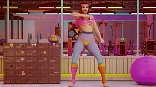 Treino Lésbico 3D no Estilo Anime Hentai