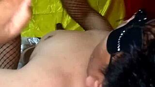 Latina Stepmother Likes Monster Cock in Her Ass and Pussy