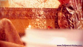 beautiful brunette undresses and dances in erotic striptease