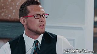I watch the handsome businessman fuck that young hunk