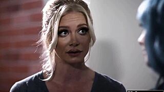 can the busty tenant handle licking the milf landlord?