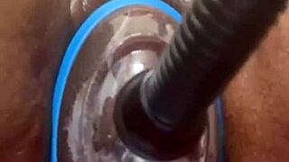 the pumpy pussy swollen from vibrator play