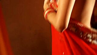 beautiful brunette undresses and dances in erotic striptease