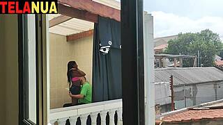 if my neighbor knew about this homemade doggystyle cumshot