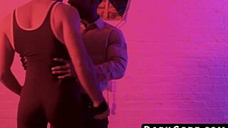 ebony hunk dominates muscular submissive