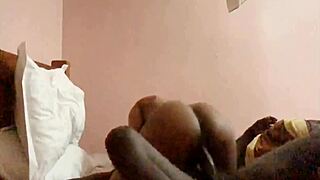 ebony step mom creaming on son's bbc in mandingo style 😈