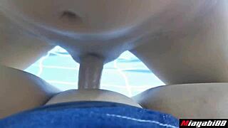 thai couple licks pussy before fucking and creampie