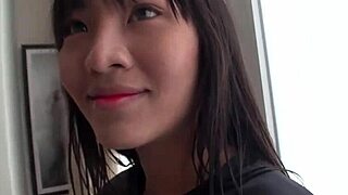 Wow, Her Long Black Hair and Small Boobs Are So Beautiful!