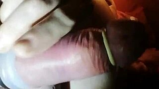 In the evening gym, he shows off his cock