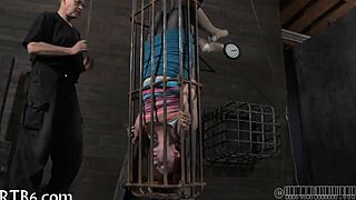 Why is angel crying during her punishment? Watch her tears flow.