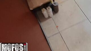 Horny Students Emma Bugg Victor Ray Steamy Classroom Session with Ass Cum in Mouth