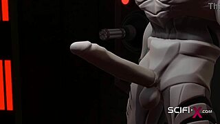 3D animated sci-fi lab with extreme sex and toys