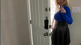 Blonde wife CHEATS with BBC, POUNDED before returning to caged cuck.