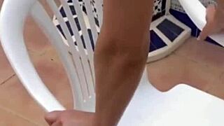 Does she crave that deep throat and anal in oil?