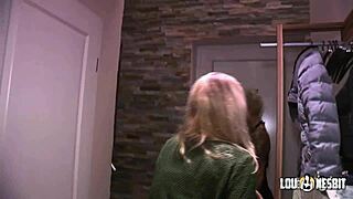 Lou Nesbit And Lia Louise In Wellness Threesome Kissing