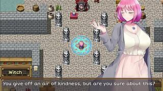 entering witch's castle and meeting suspicious men