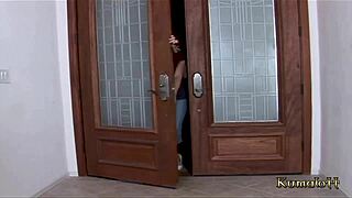 Redhead milf and teen have anal threesome with big black cock, it's so hot.