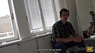 Beautiful girl loves oral sex for cash