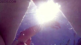 Gigi Breeze's Skinny Body in Outdoor Pool Deepthroat Action