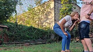 my neighbor sucked my dick on my yard